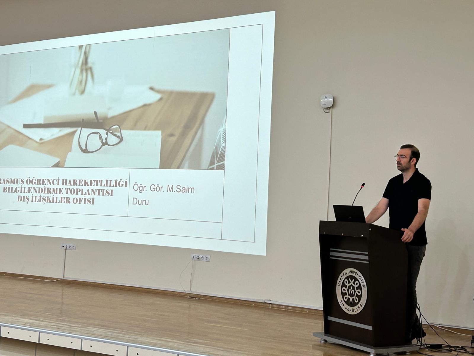 Tıp Fakültesi Öğrencilerine Erasmus Programı Tanıtıldı.